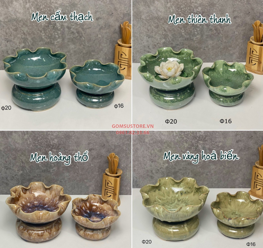 Kích thước và công dụng bát thả hoa Bát Tràng